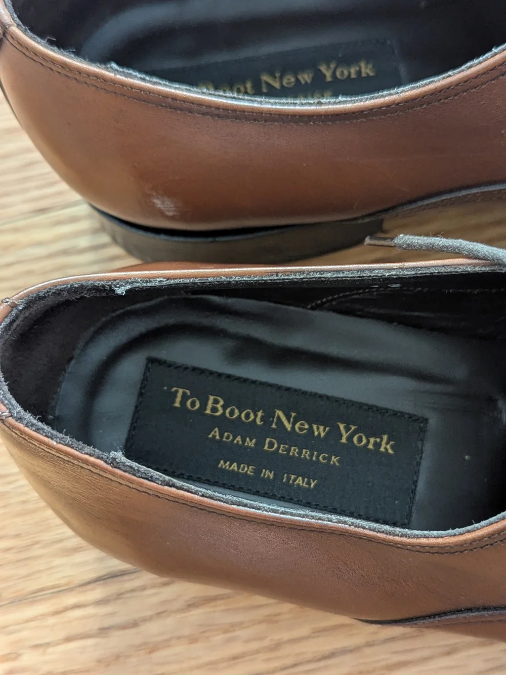 To Boot Brown Leather Brando II Leather Dress Shoes